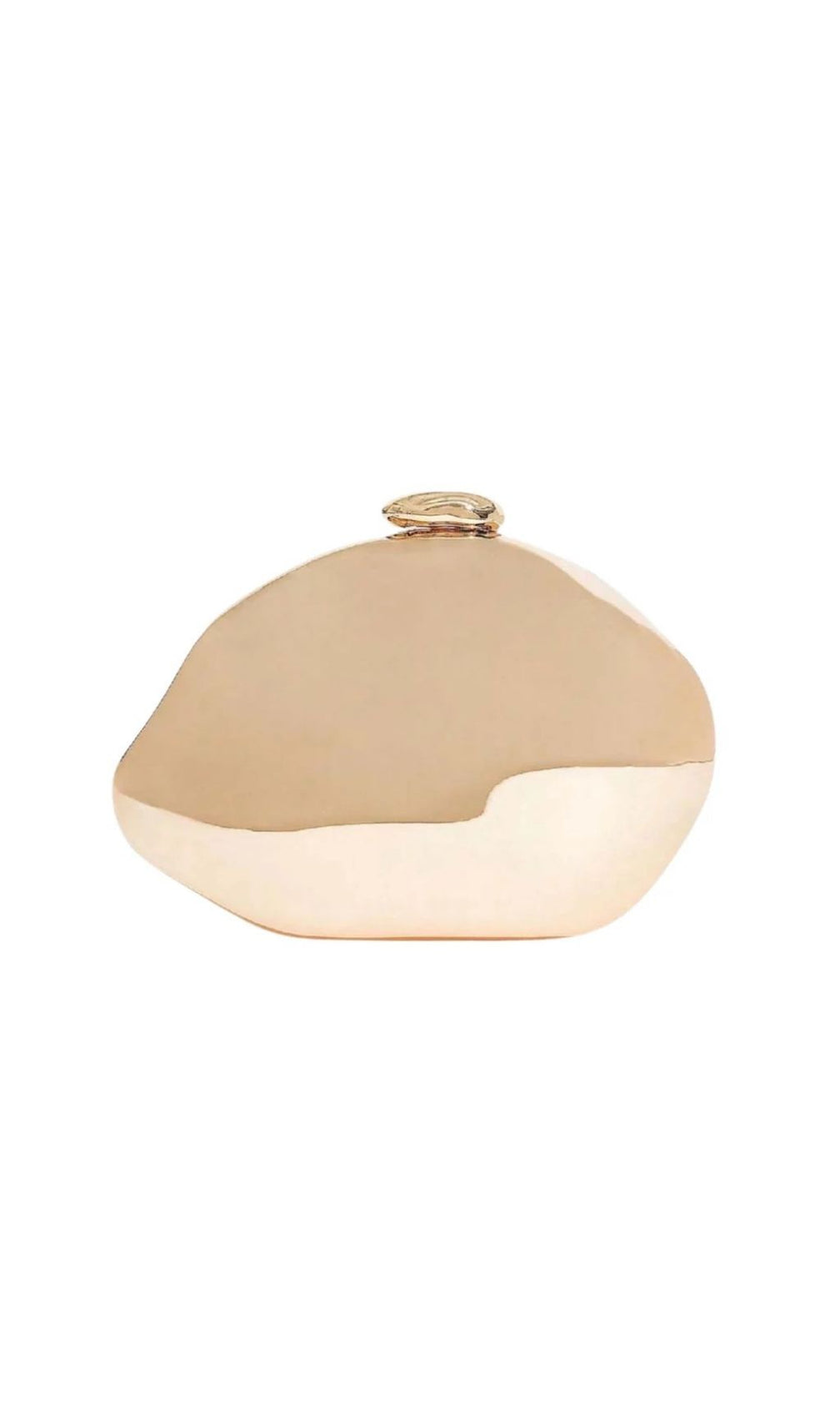 Bavelyn Dazzling Gemstone Clutch | Metallic Gold Statement Bag