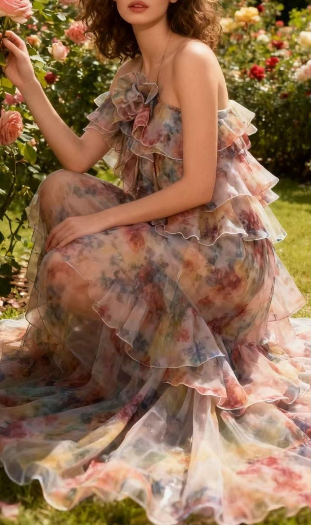 Lalitha Halter Printed Maxi Dress
