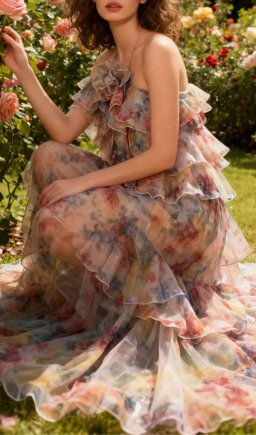 Lalitha Halter Printed Maxi Dress