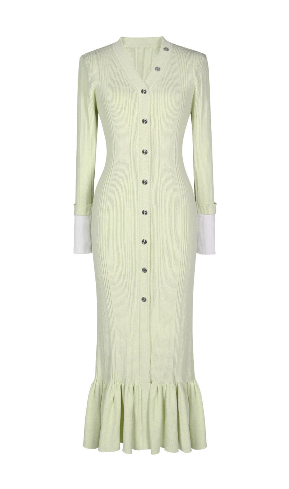 Elin Long Sleeve Knit Maxi Dress