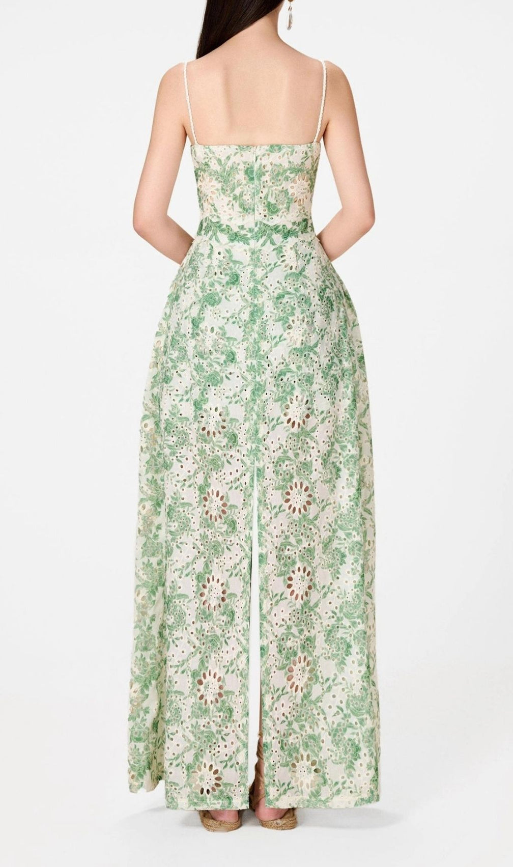 Kolby Green Printed Maxi Dress & Shorts Set