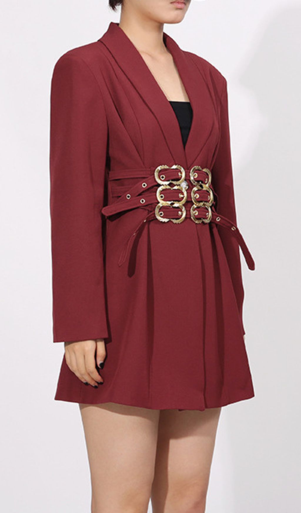 Hawa Luxe Belted Blazer Dress - Power Dressing Redefined