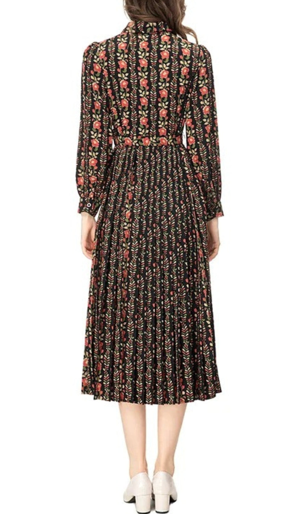 Amal Single Breasted Midi Dress