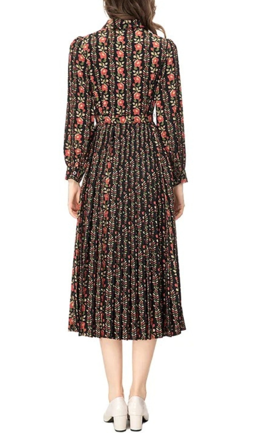 Amal Single Breasted Midi Dress