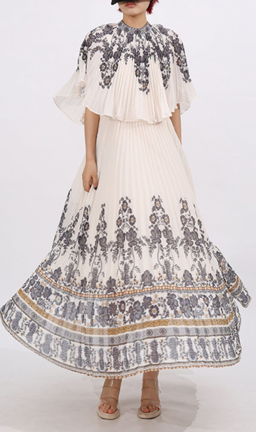 Faruq Flower Printed Maxi Dress