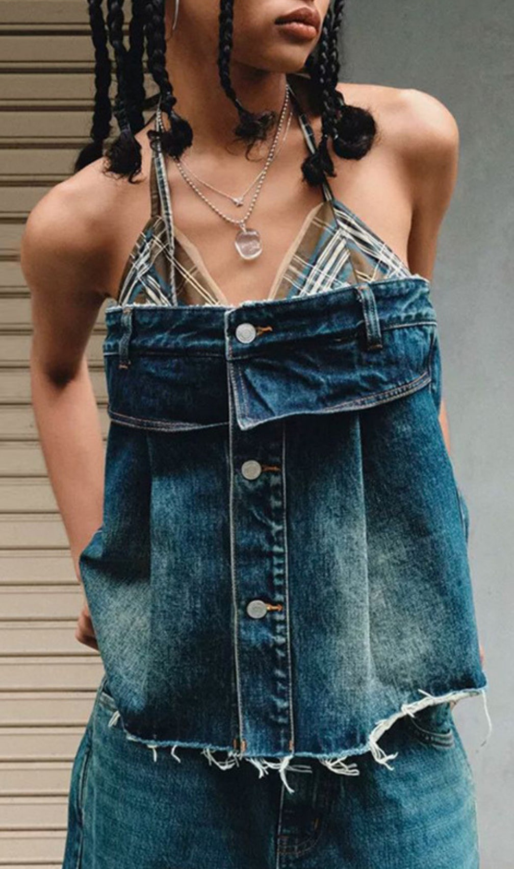 Erma Denim Top