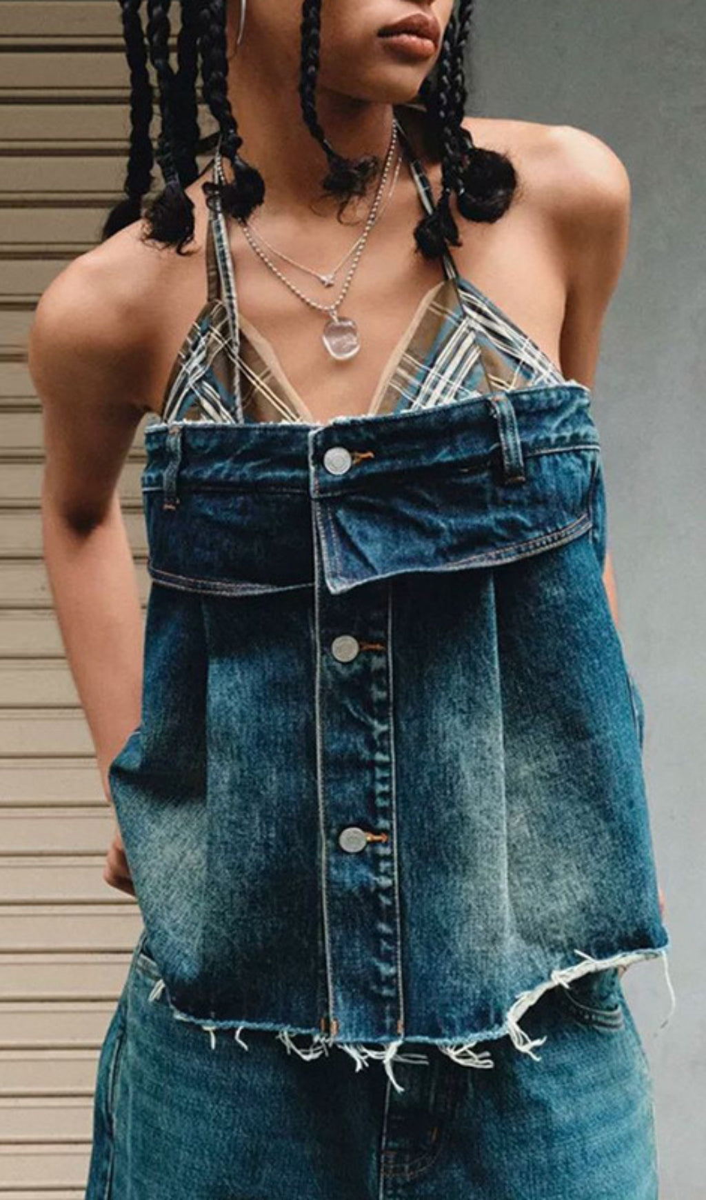 Erma Denim Top