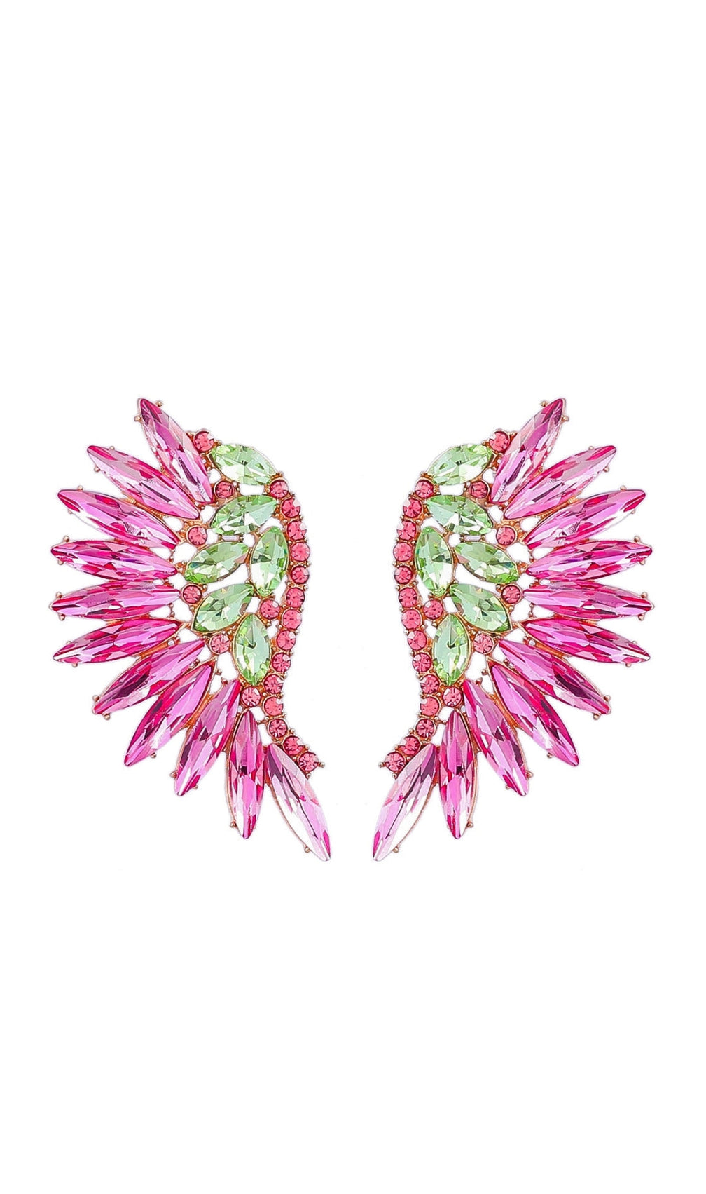 Rainbow Rhinestone Earrings