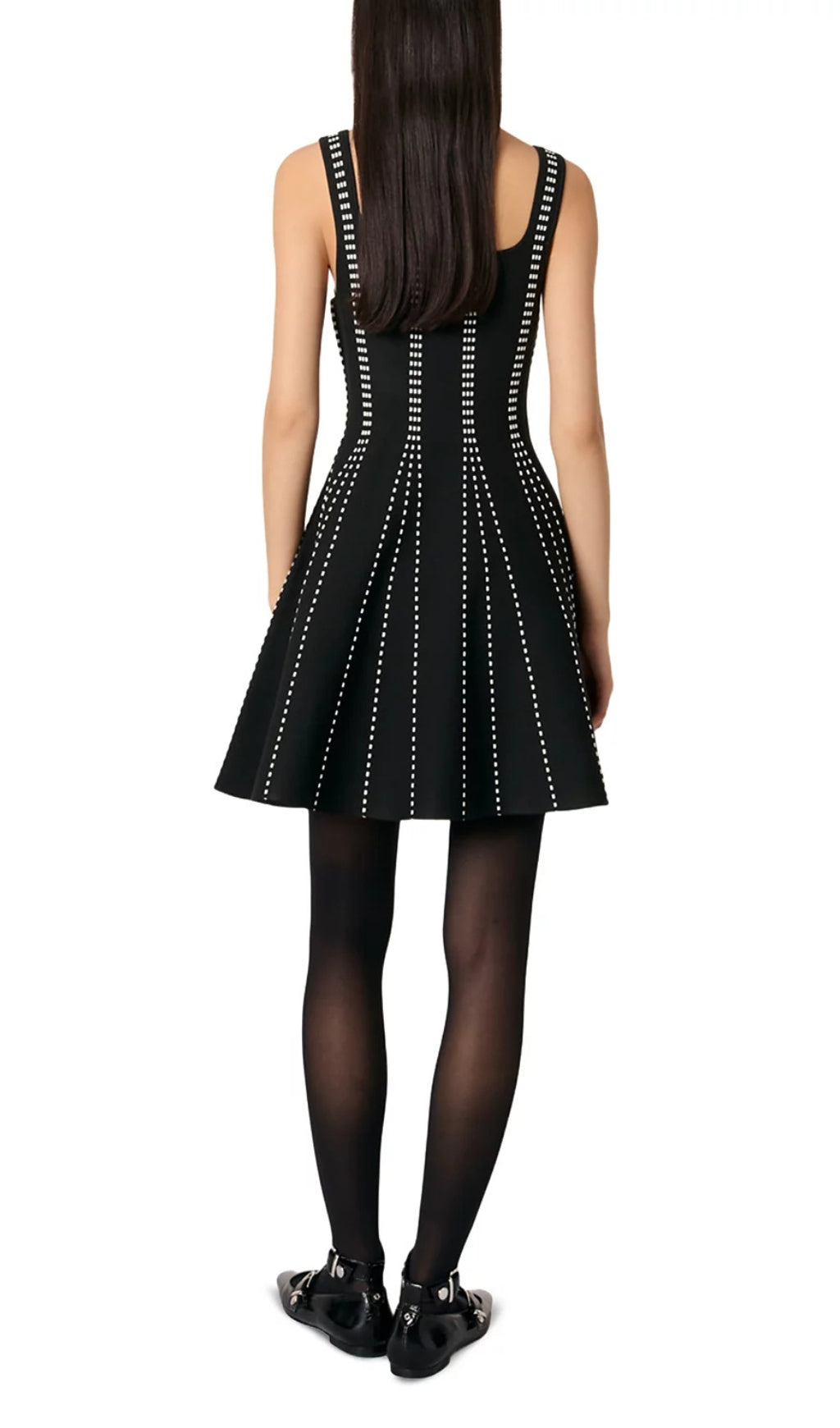 Short Jacquard Knit Dress