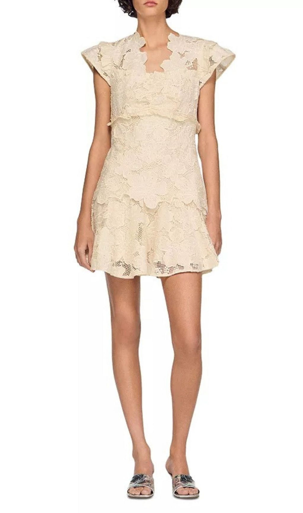 Lyrella Guipure Mini Dress