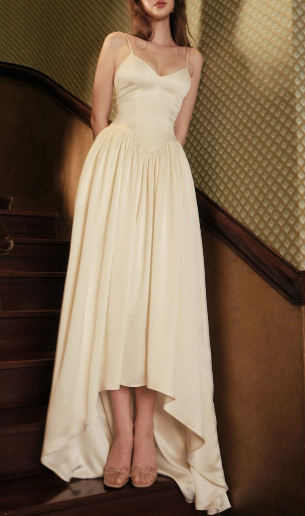 Korey Ivory Strappy Maxi Dress