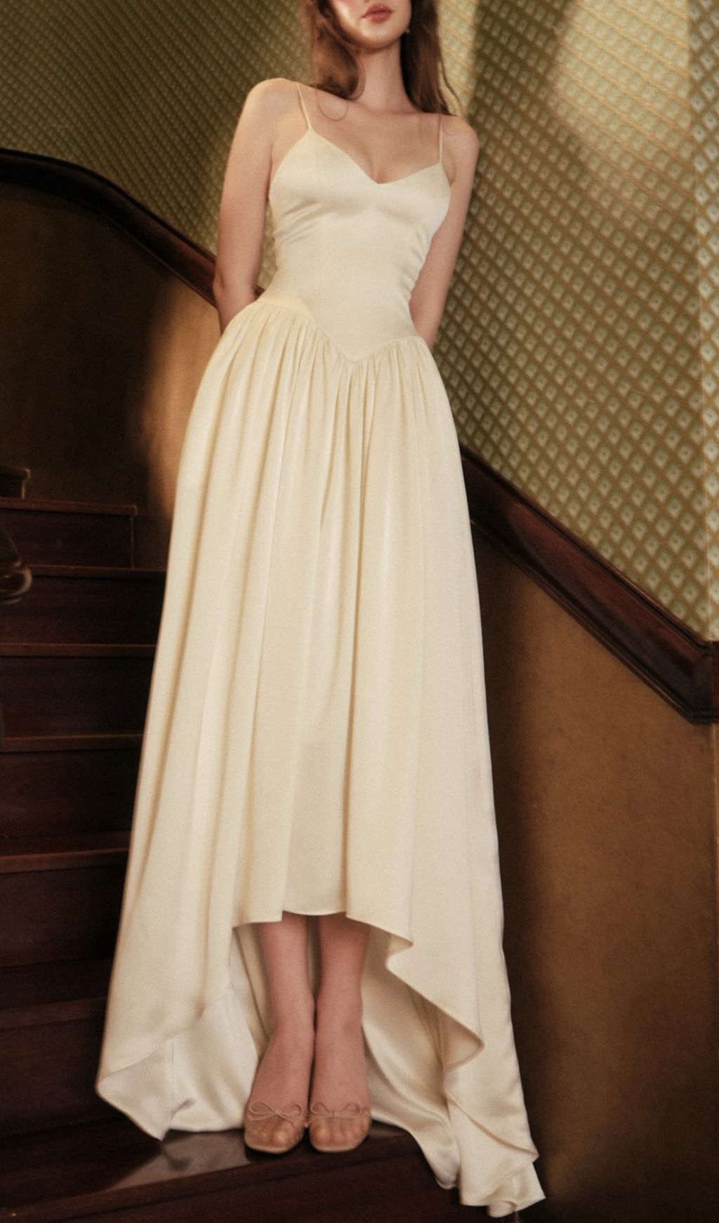 Korey Ivory Strappy Maxi Dress