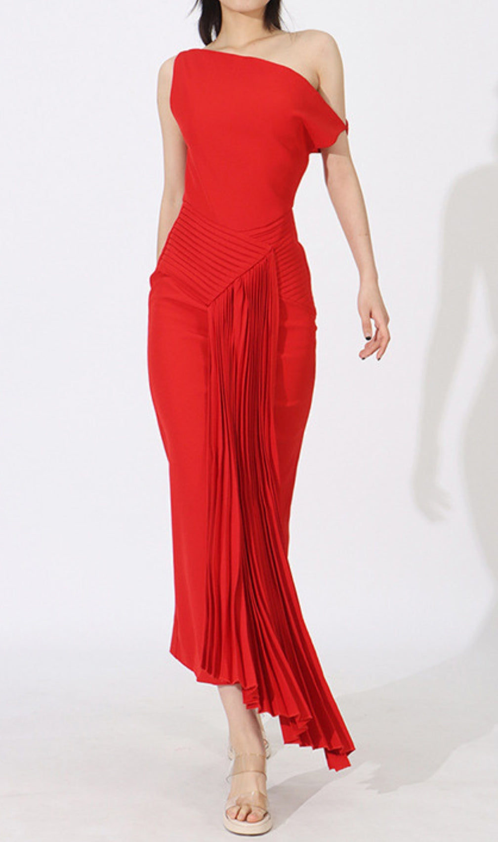 Eren Pleated Maxi Dress