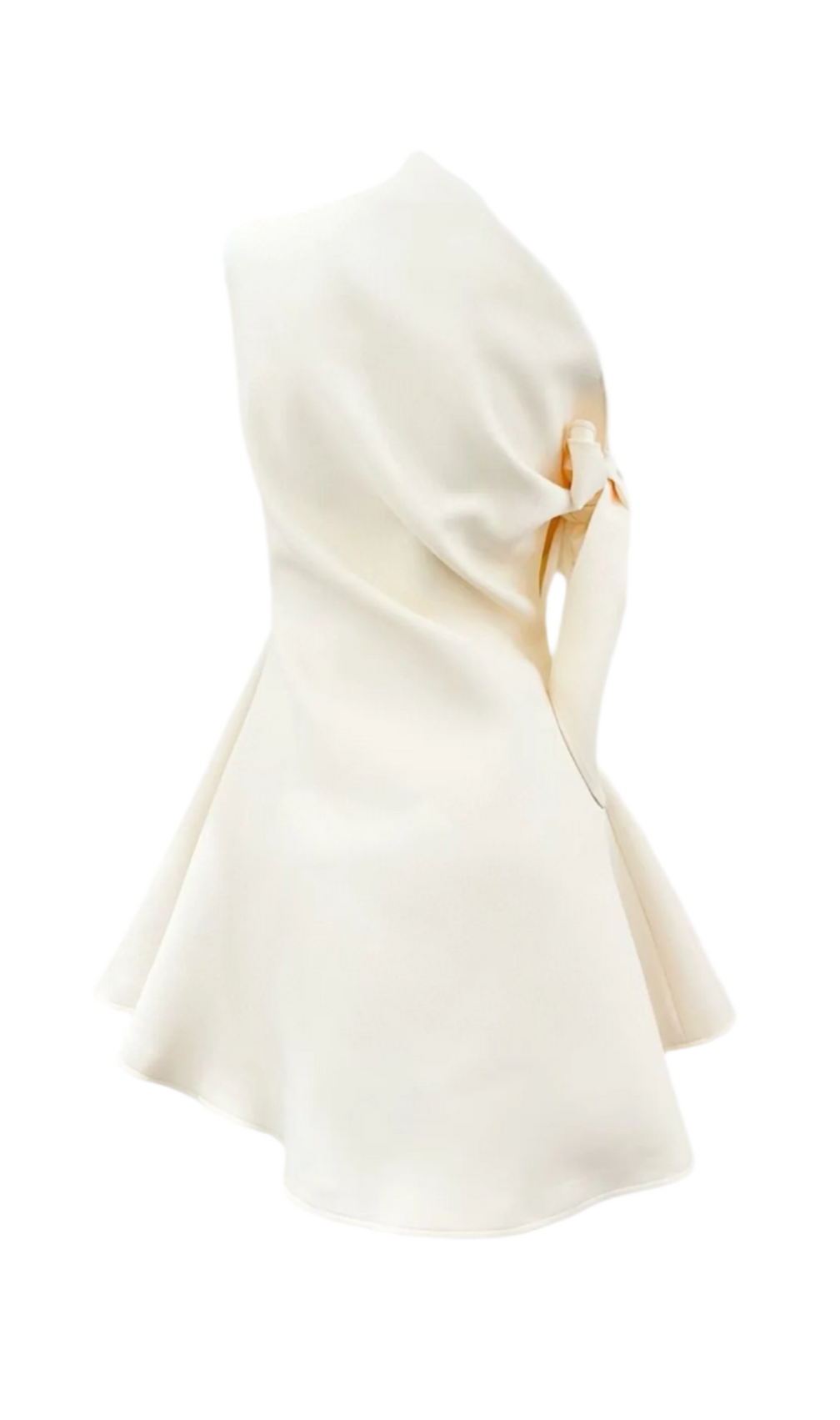 Calwa Asymmetric One Shoulder Flare Mini Dress