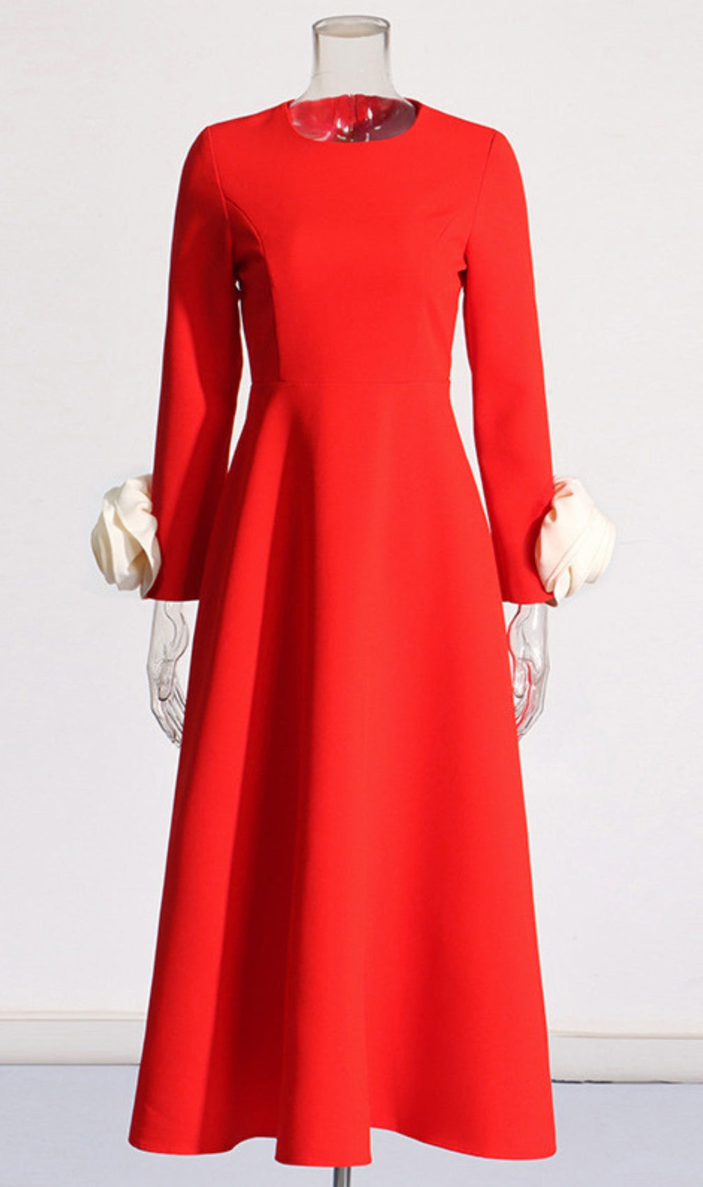 Alyvia Flower Embellished Midi Dress