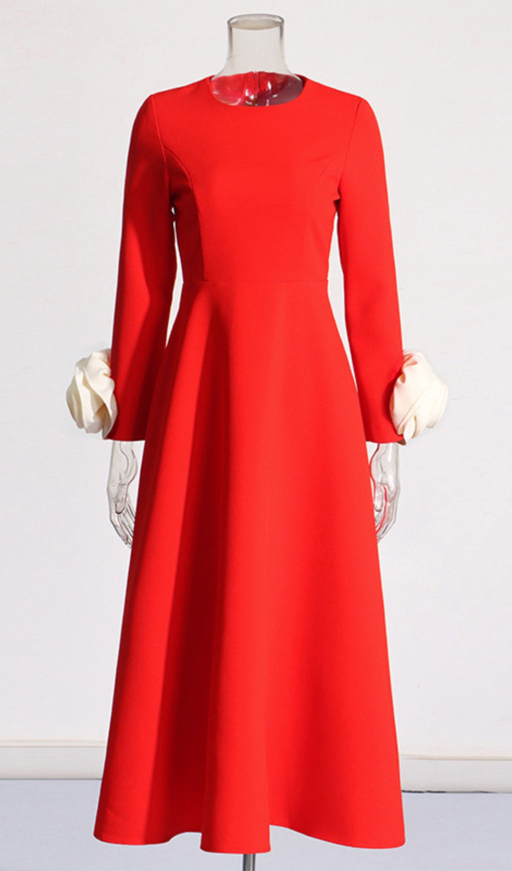 Alyvia Flower Embellished Midi Dress