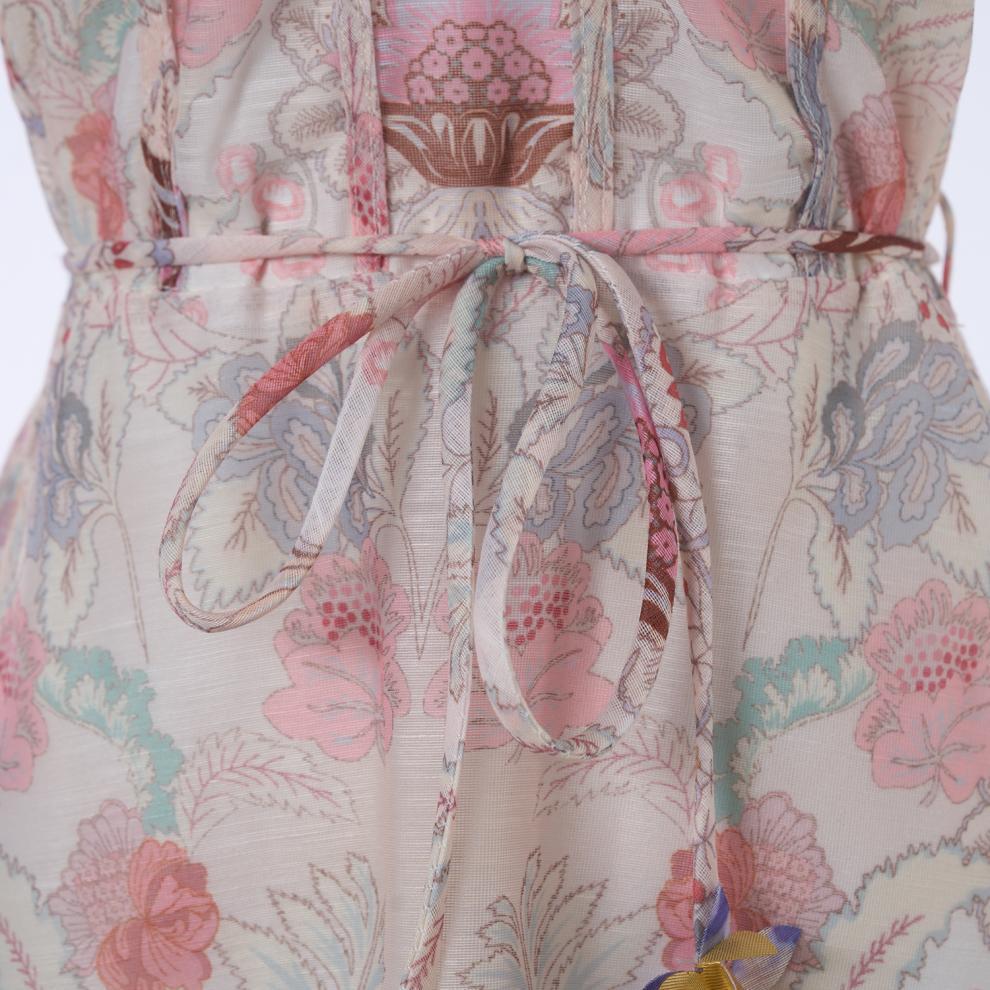 Karol Romantic Floral Maxi Dress - Bohemian Strappy Gown for Women