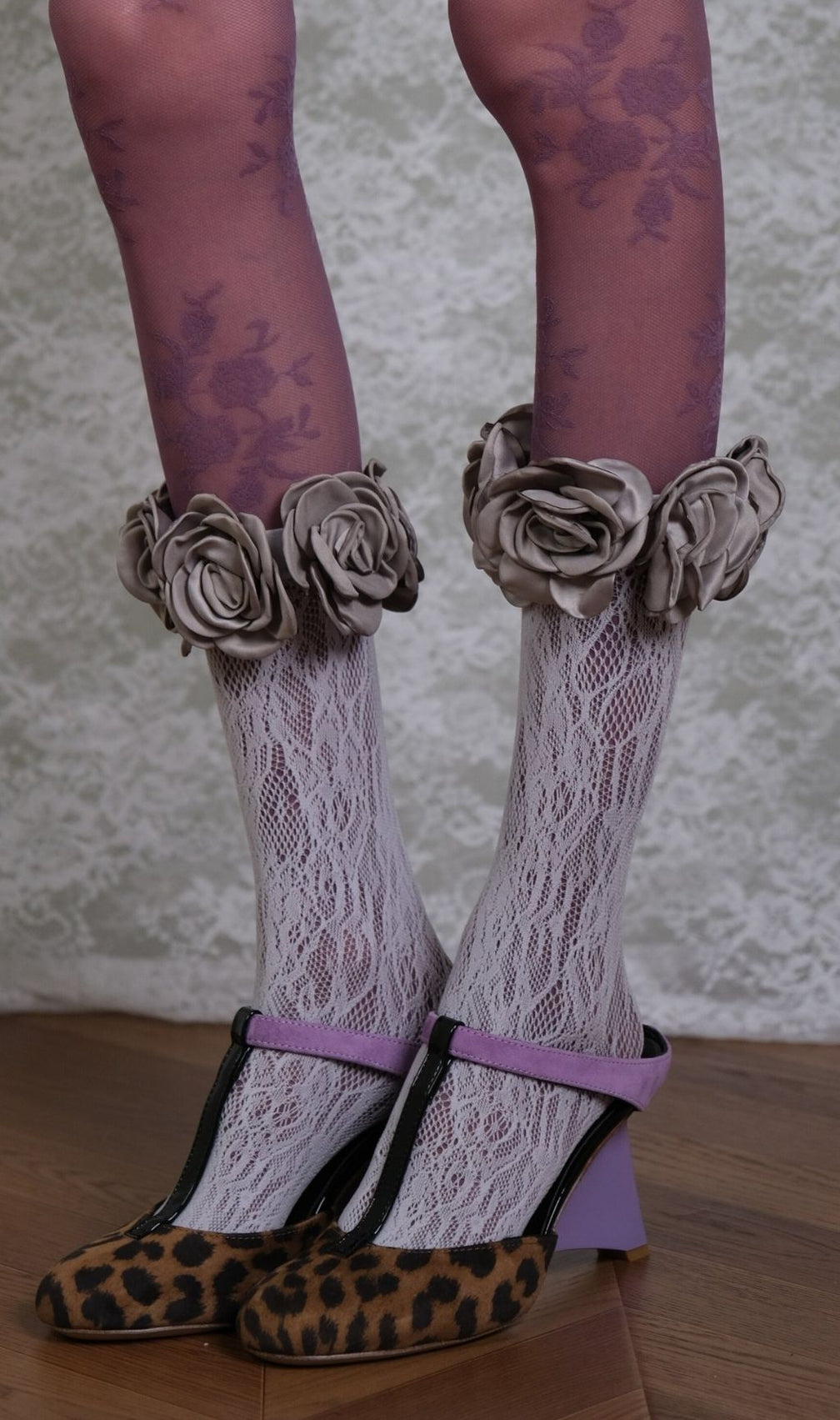 Tights & Rose Socks Set