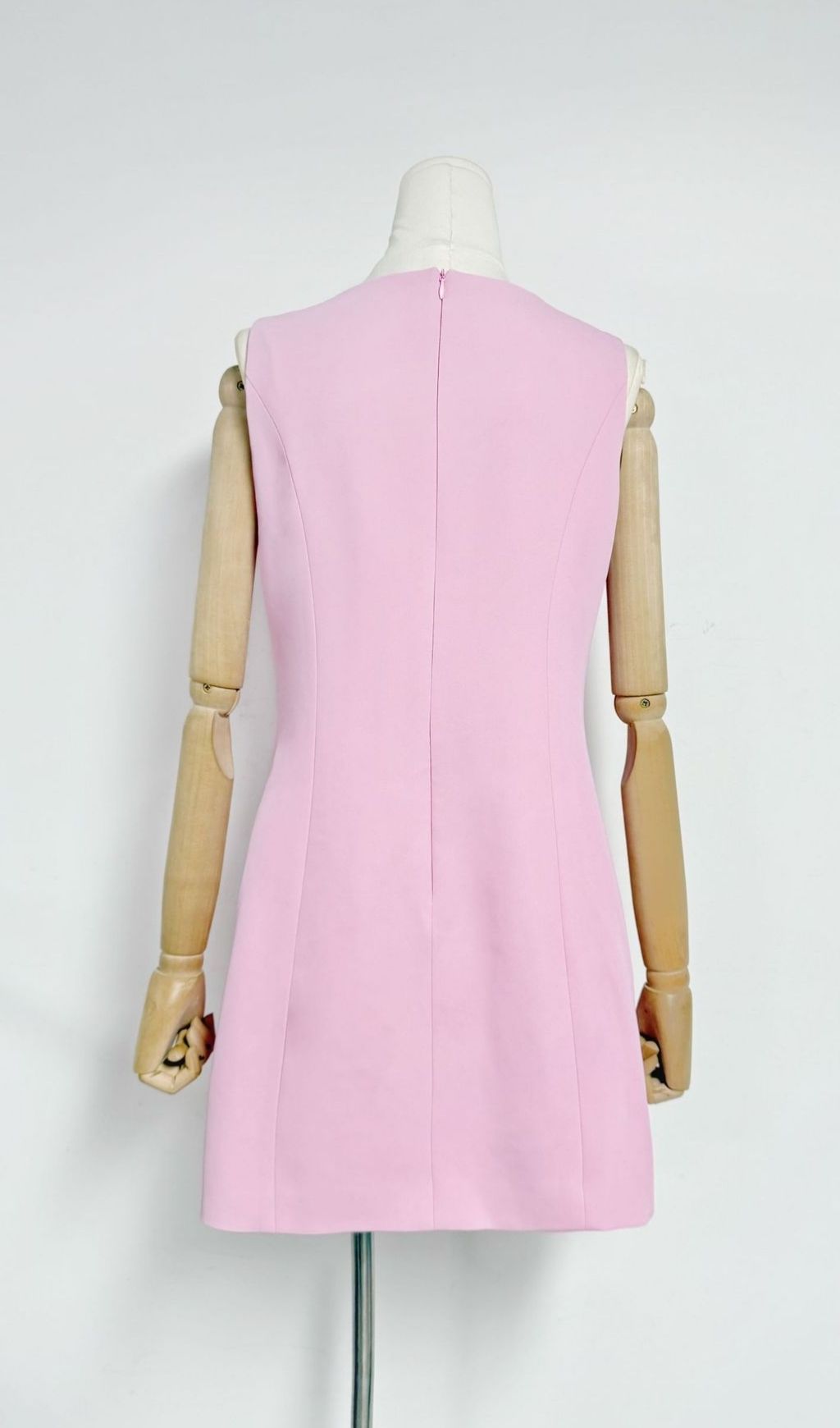 Kikilia Pink Sparkle & Bloom Beaded Floral Mini Dress - Elegant Sleeveless Party Dress