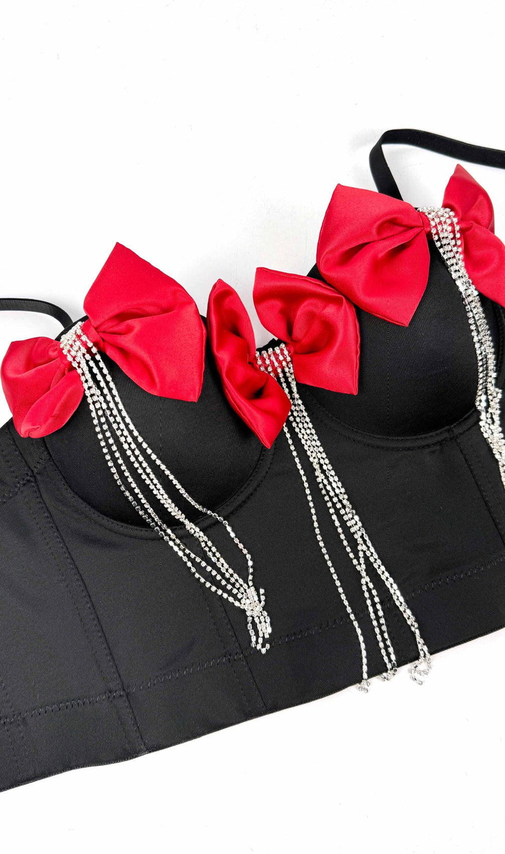 Dua Bow Tassel Crop Top