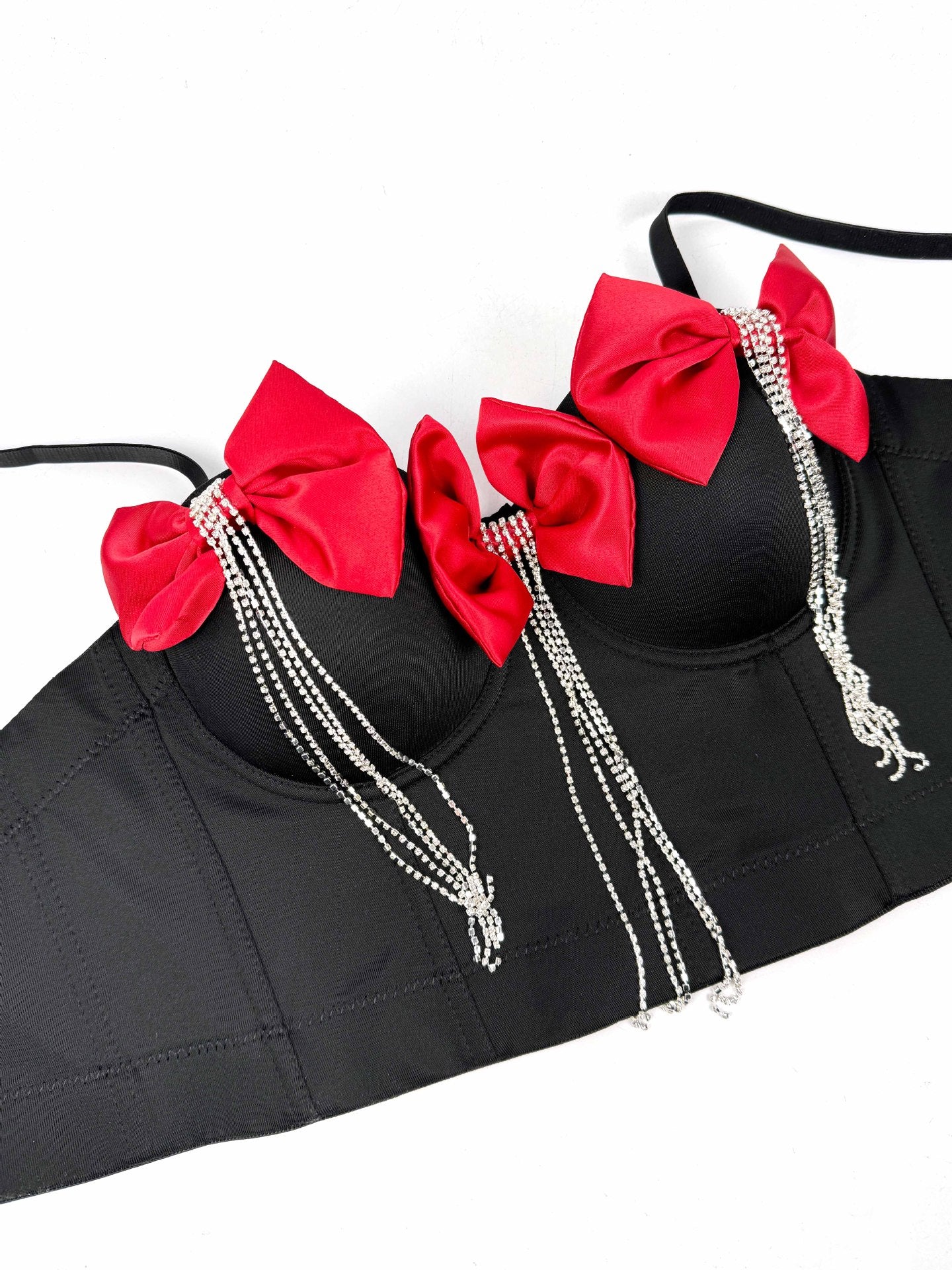 Dua Bow Tassel Crop Top