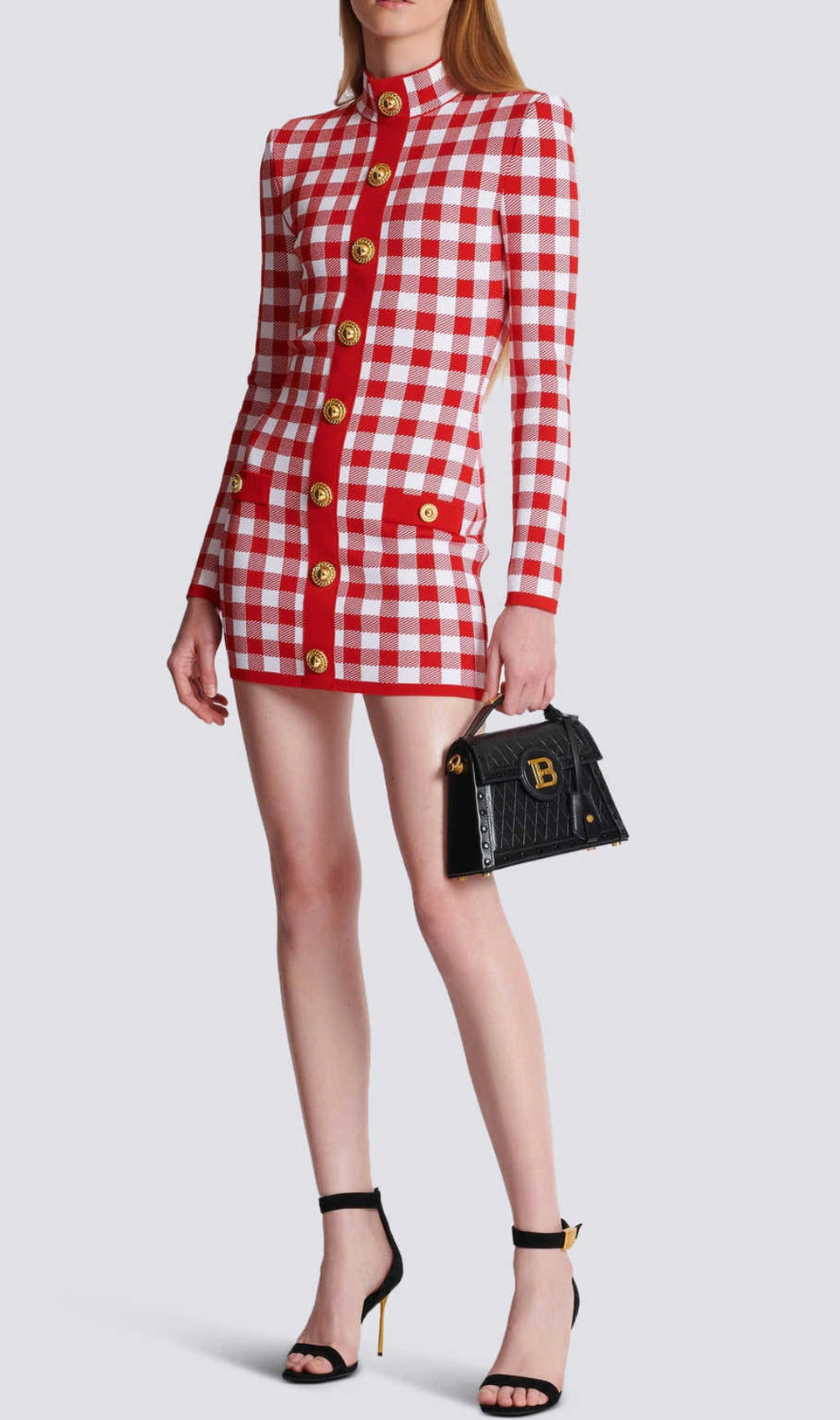 Brantley Red Long Sleeve Bandage Mini Dress