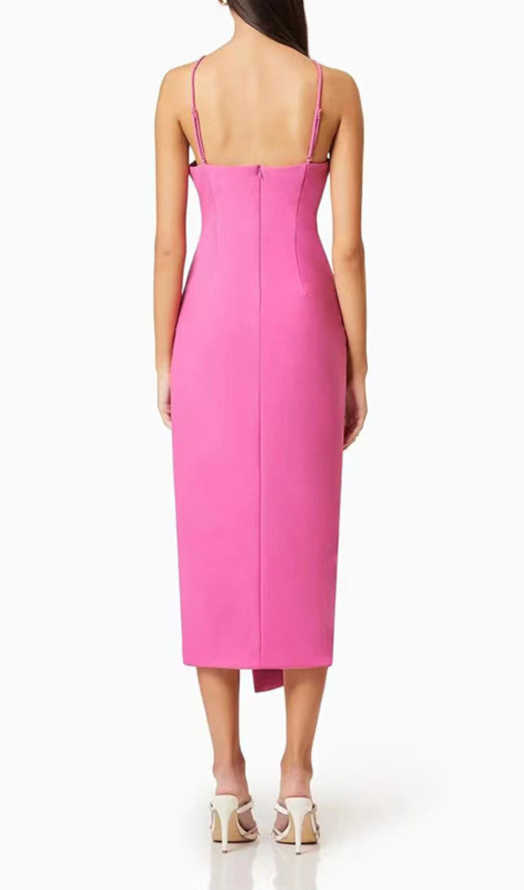 Darva Flower Halter Midi Dress