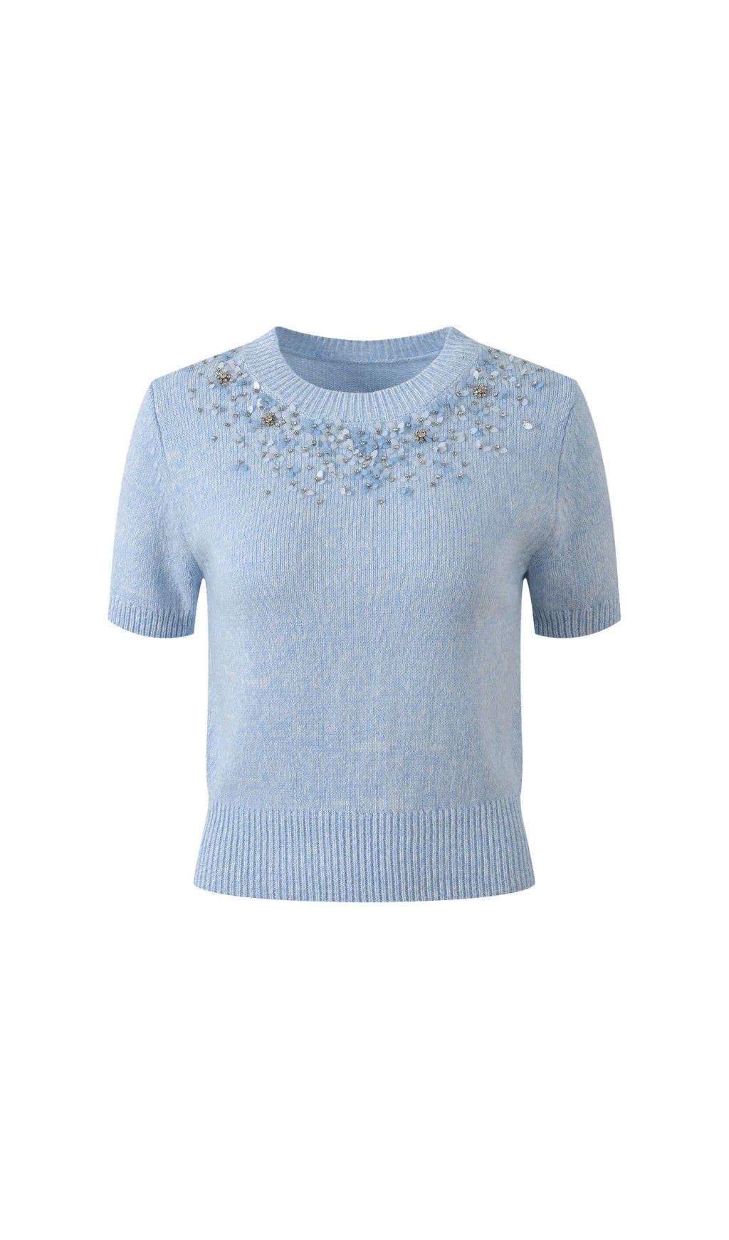 Heron Embellished Knit Top