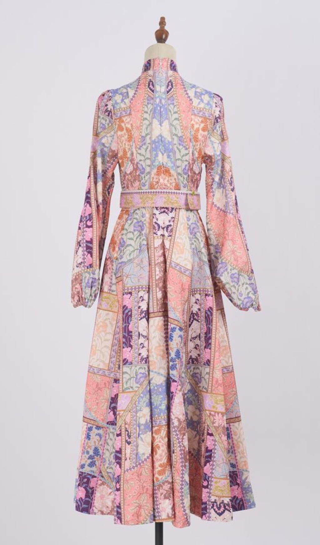 Glynnis Printed Long Sleeve Midi Dress