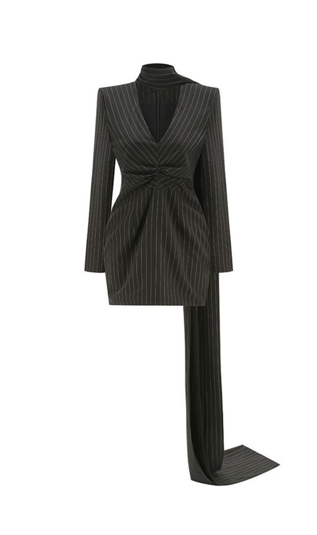 Kathrine V-Neck Long Sleeve Mini Dress