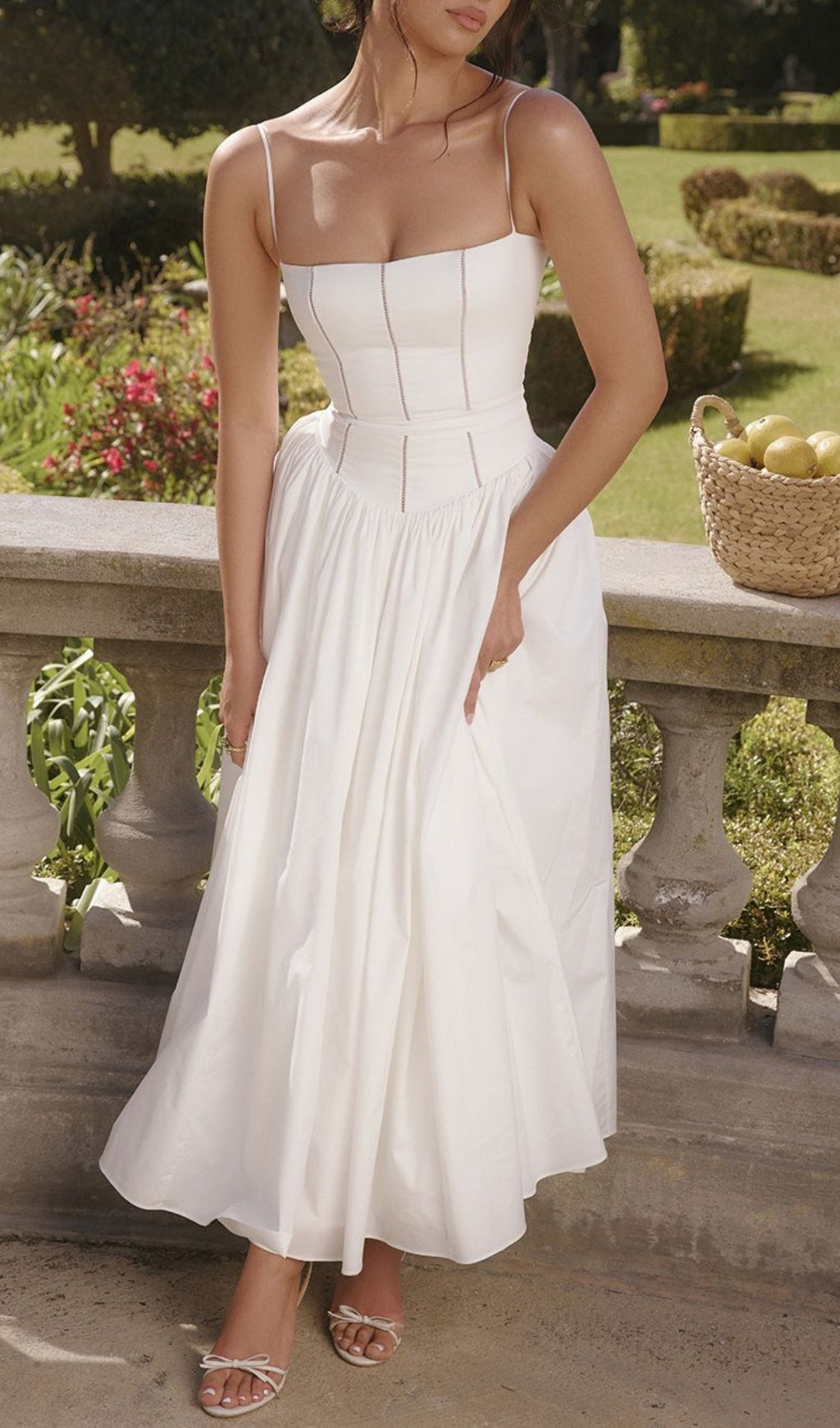 Ashira White Maxi Dress