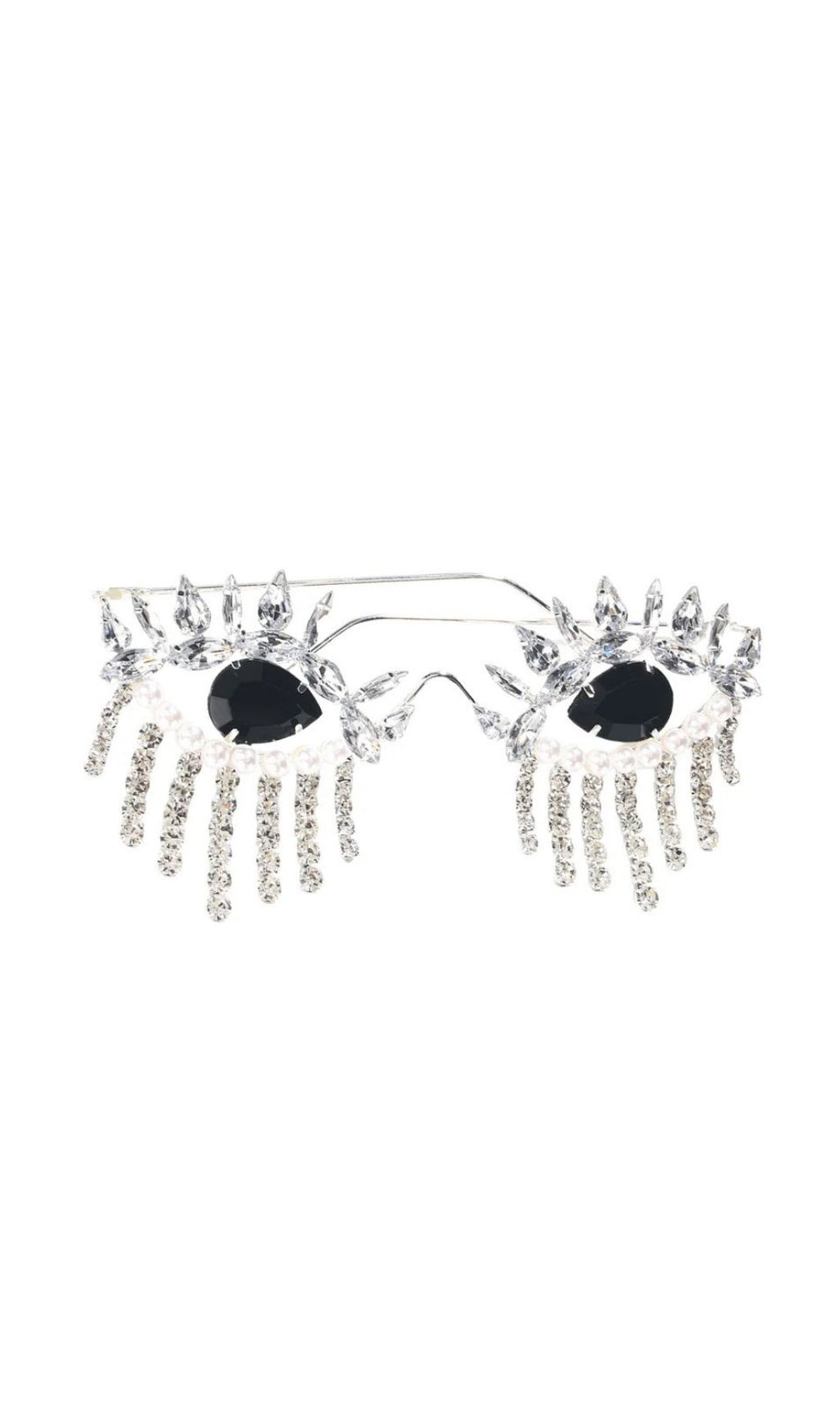 Morrissey Rhinestone Fringe Sunglasses