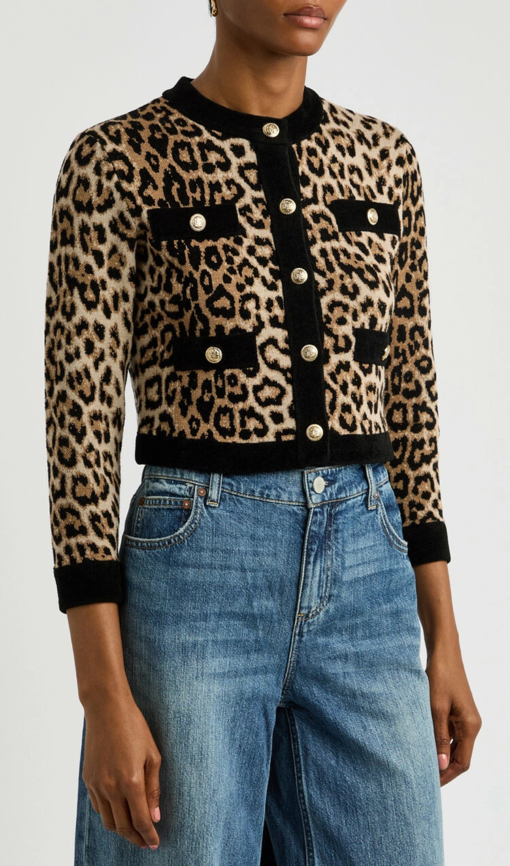 Hortense Leopard Cardigan