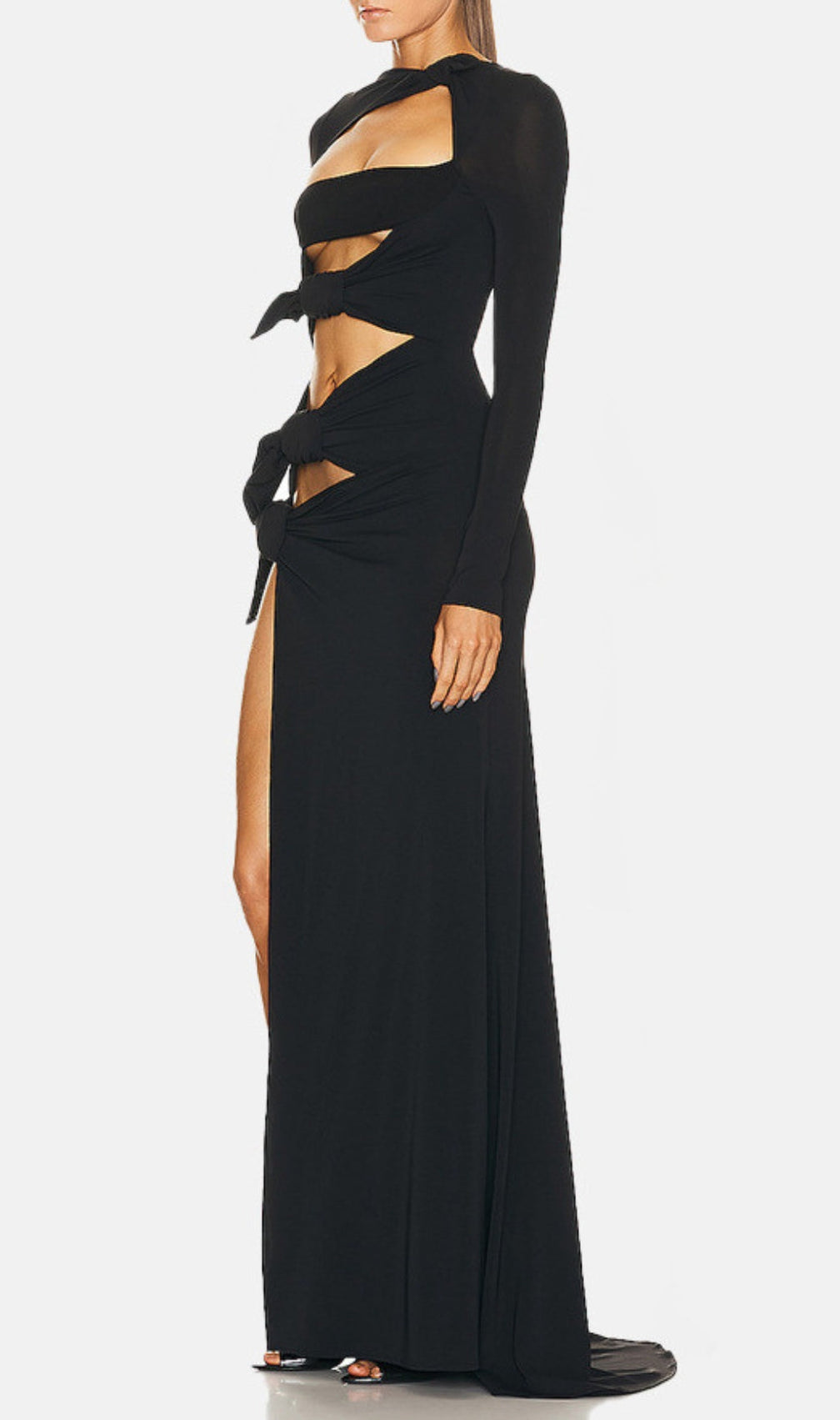 Ahinoam Cutout Split Maxi Dress