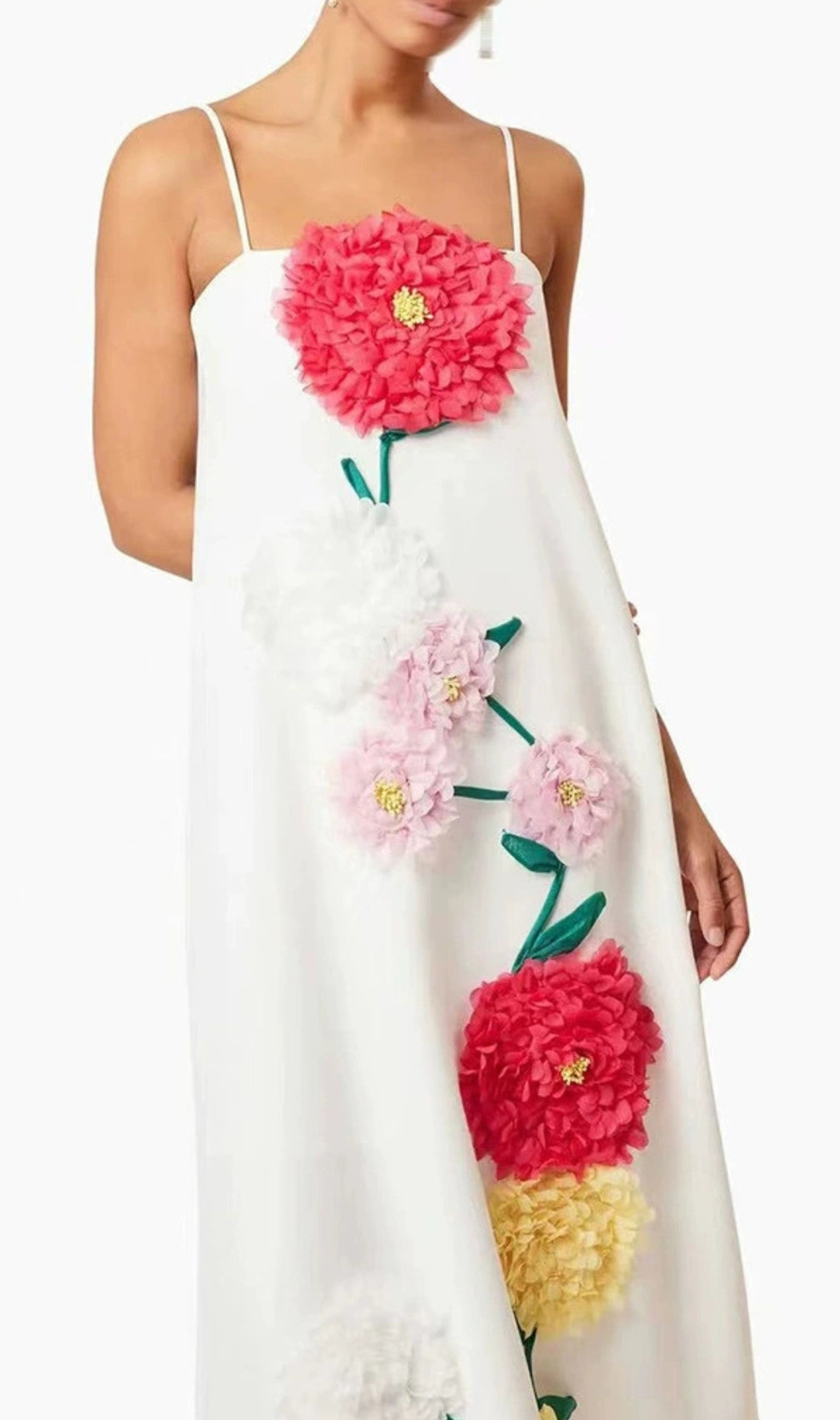 Erica Strappy Flower Maxi Dress