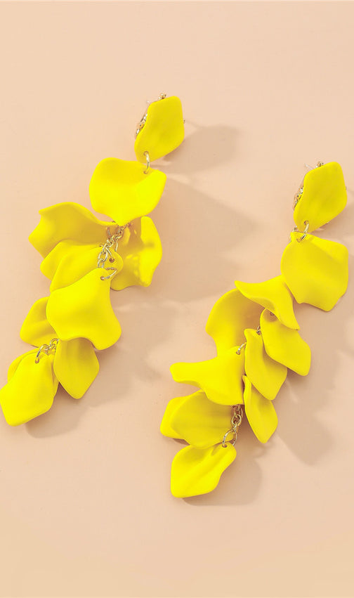 Cora Petal Fringe Earrings