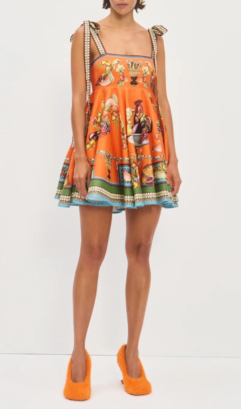 Ilya Vibrant Whimsical Print Strappy Mini Dress - Summer Fashion for Women