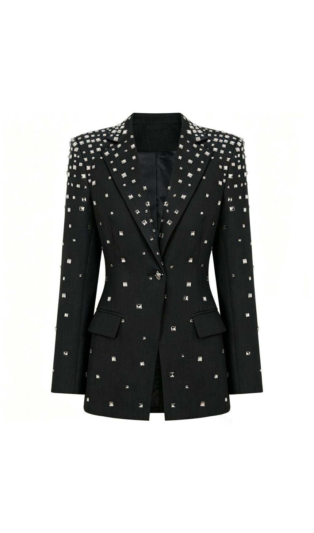 Kingsley Black Diamante Blazer