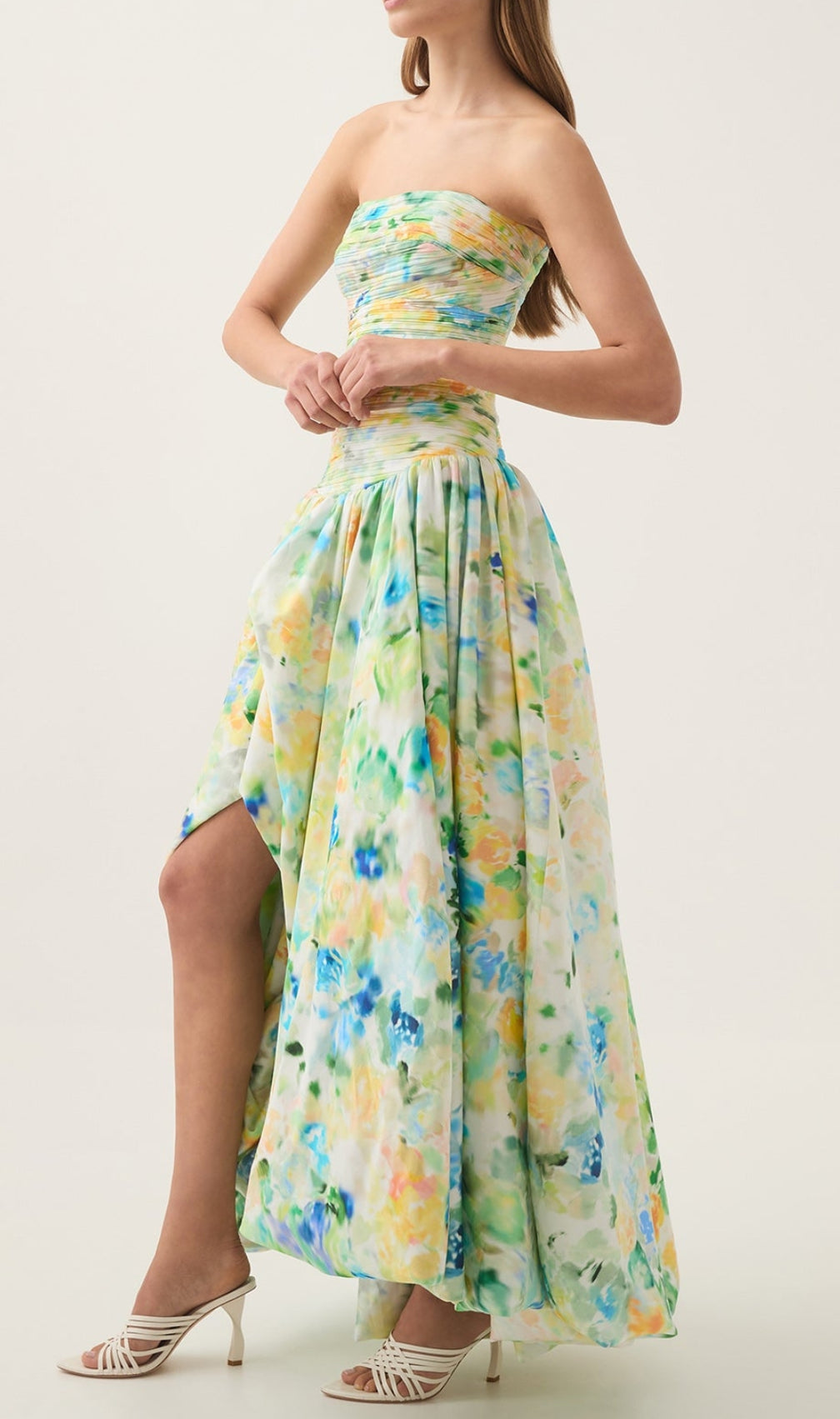 Violette Bubble Hem Maxi Dress