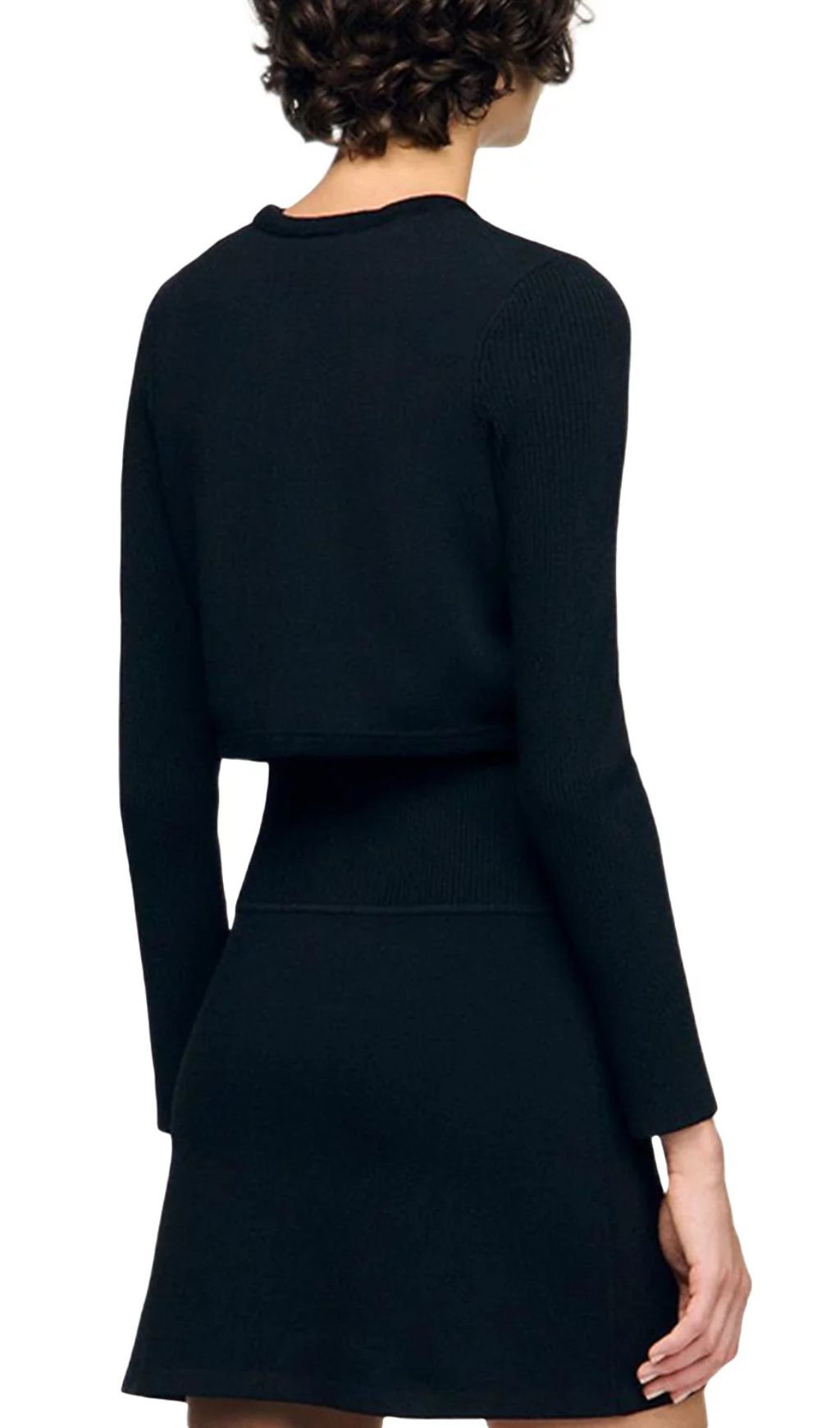 Elegant Women's Cropped Knit Cardigan - Timeless Style & Versatility