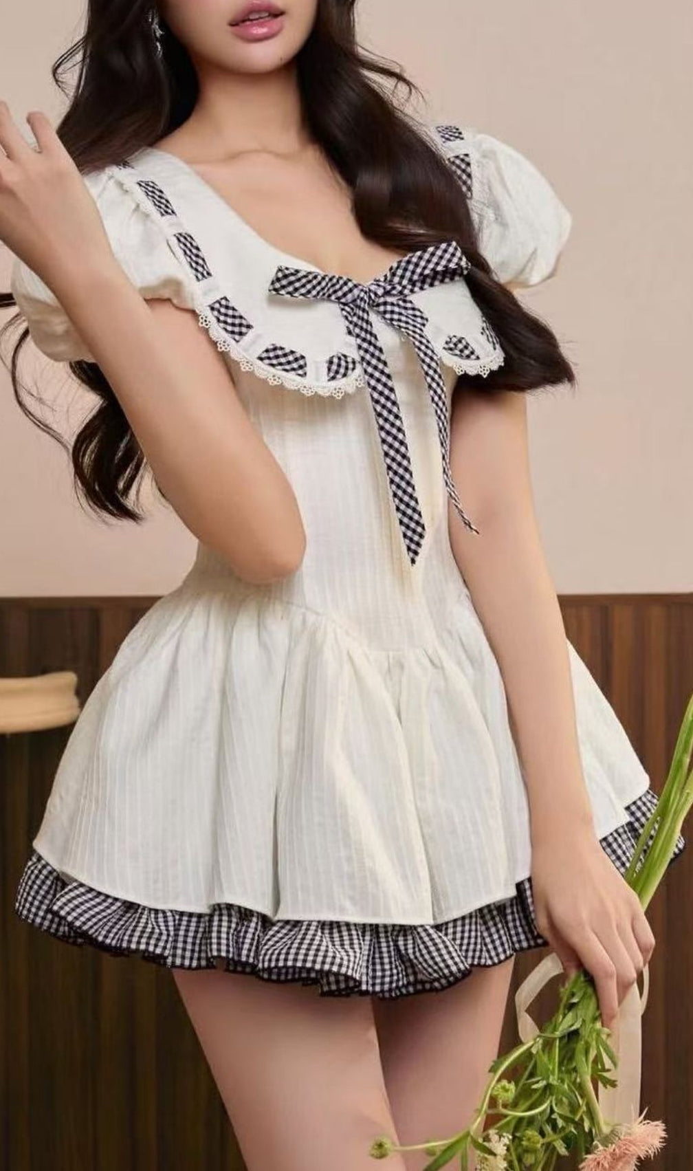 Kasie Doll Collar Mini Dress