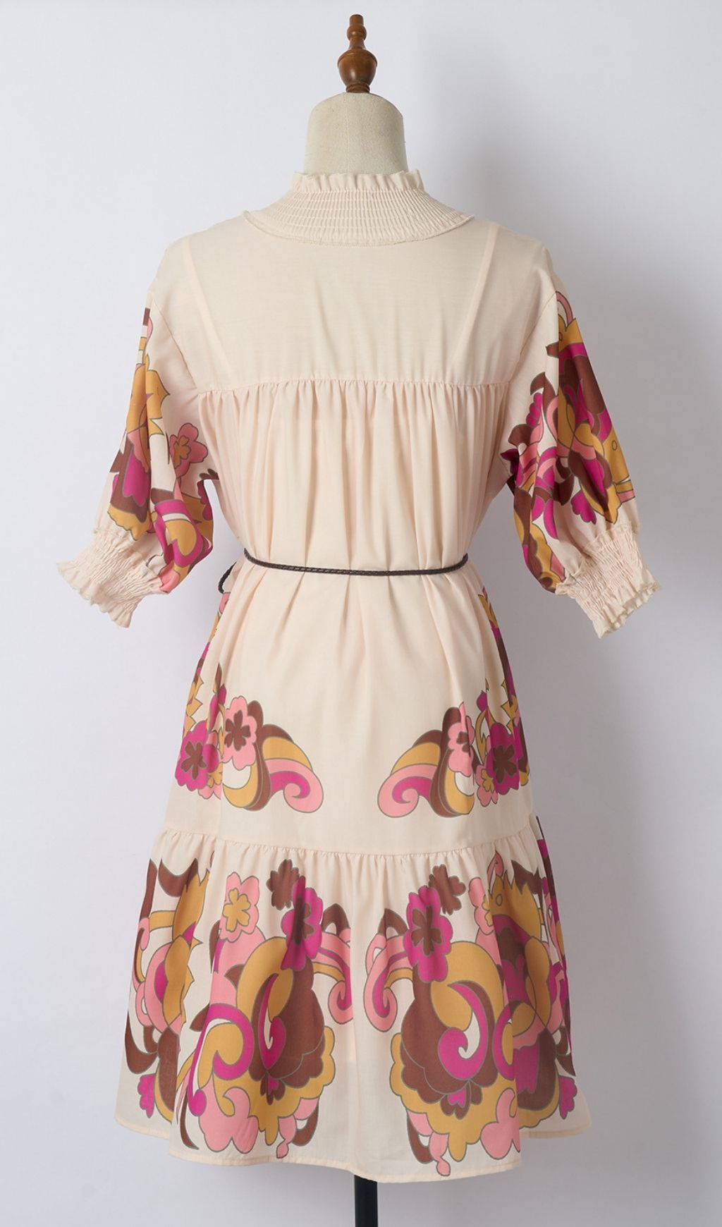 Kamdyn Vibrant Floral Print Mini Dress | Flirty Ruffle & Puff Sleeve
