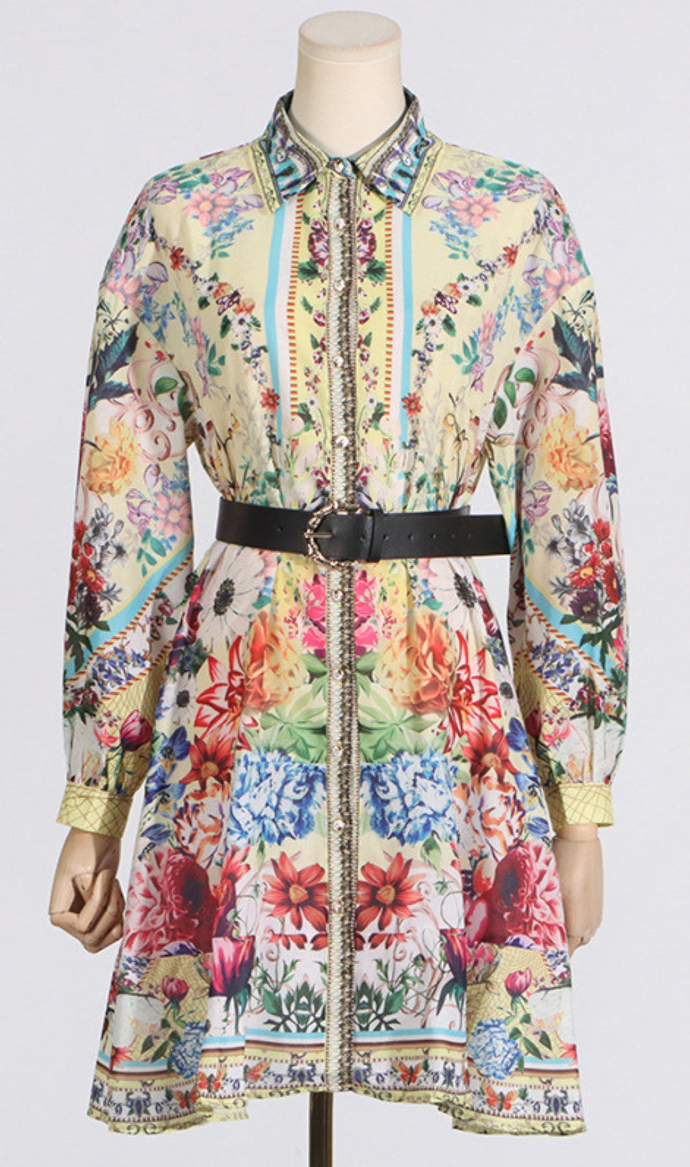 Astria Floral Printed Mini Dress