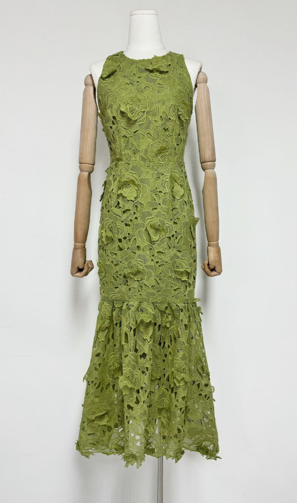Geraldo Sleeveless Embroidery Maxi Dress