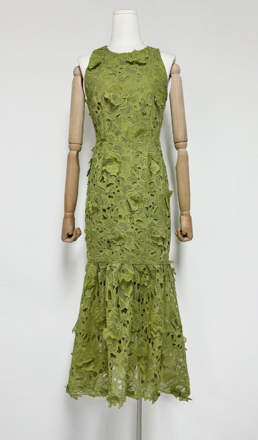 Geraldo Sleeveless Embroidery Maxi Dress