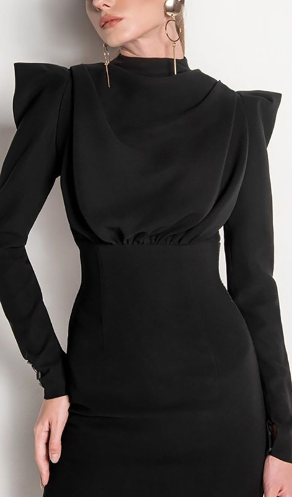 Andrews Backless Bow Velvet Midi Dress