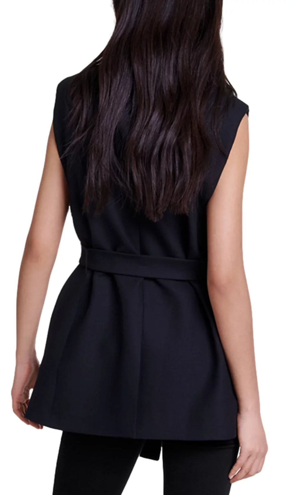 Vollye Belted Sleeveless Blazer