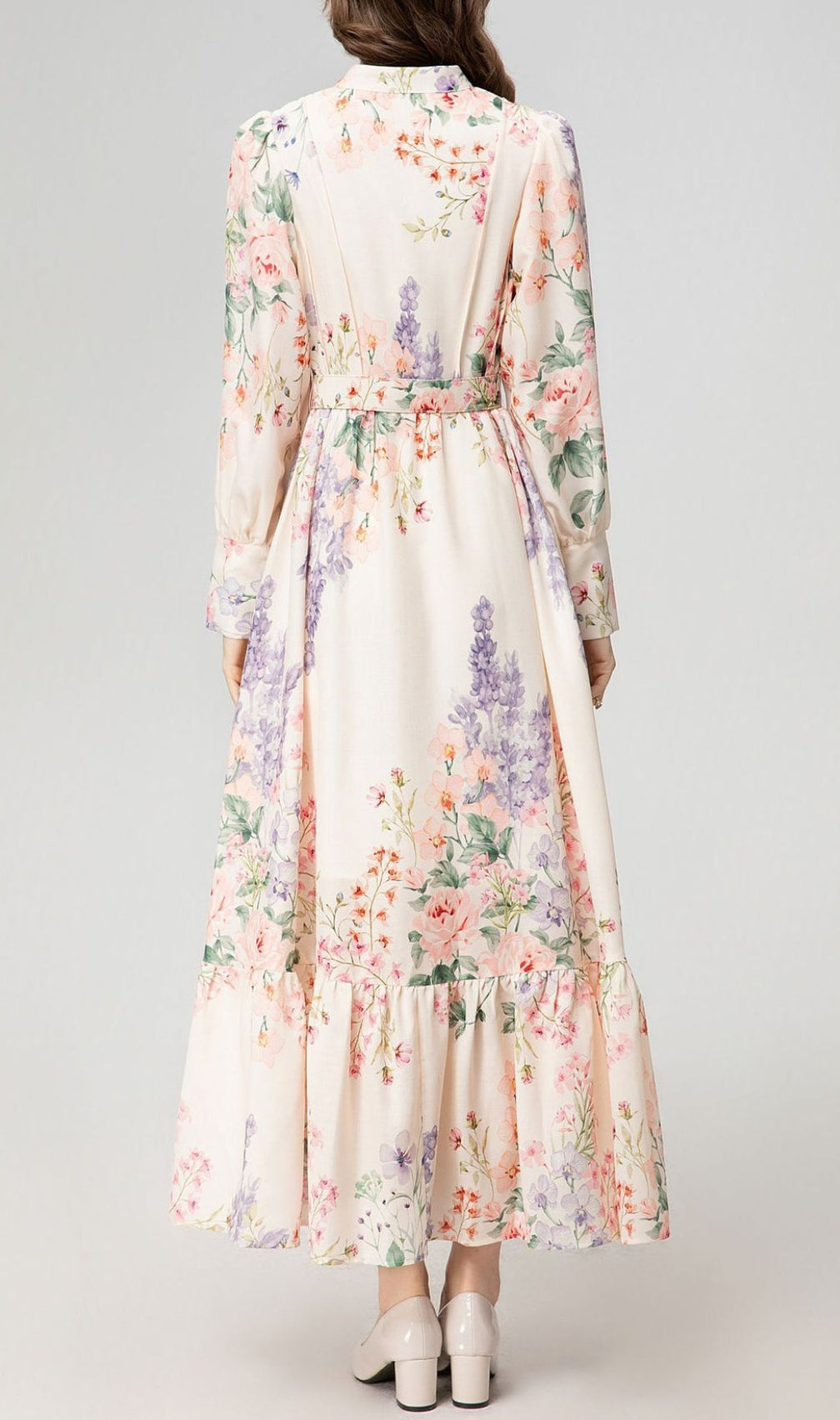 Amarine Floral Printed Maxi Dress