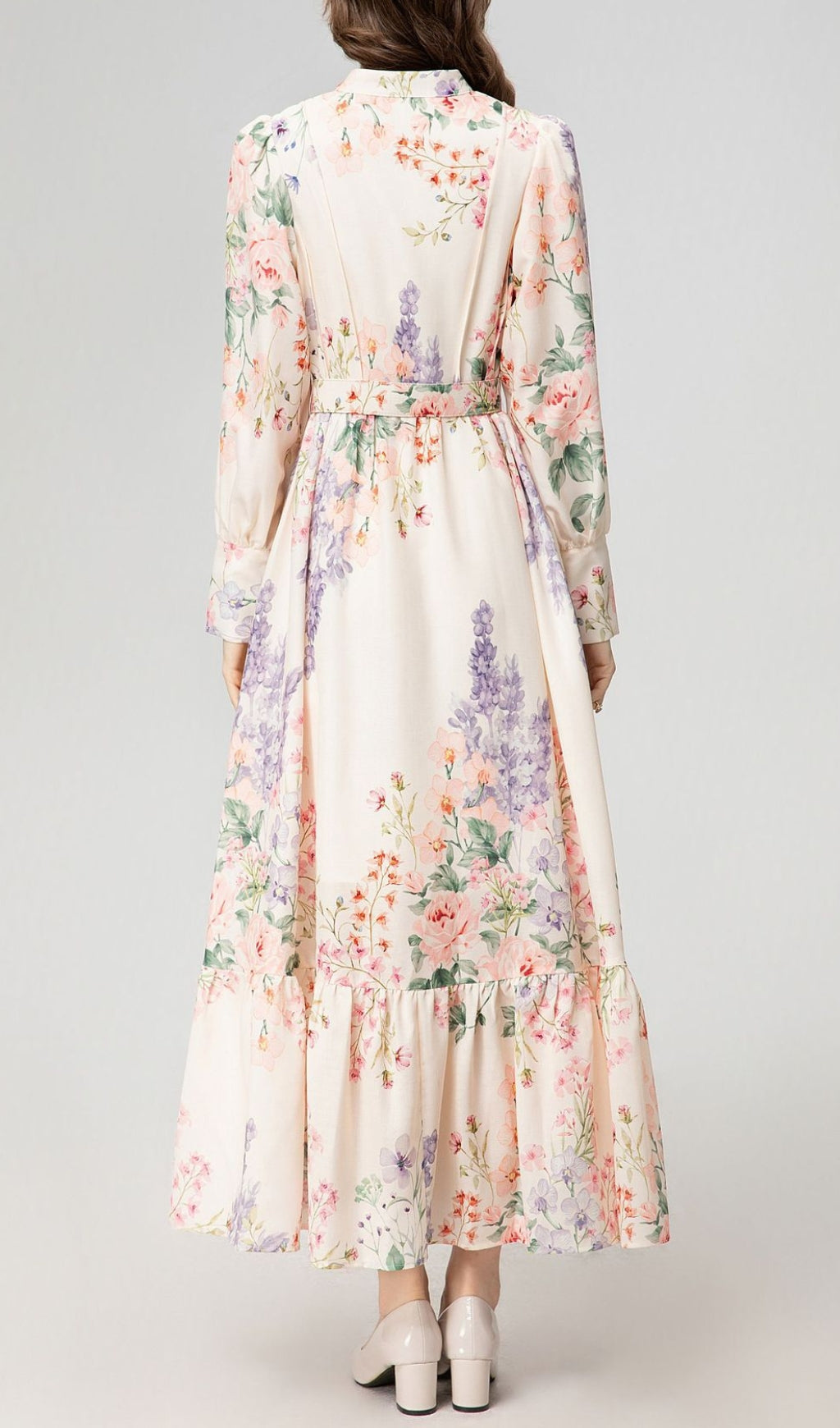 Amarine Floral Printed Maxi Dress