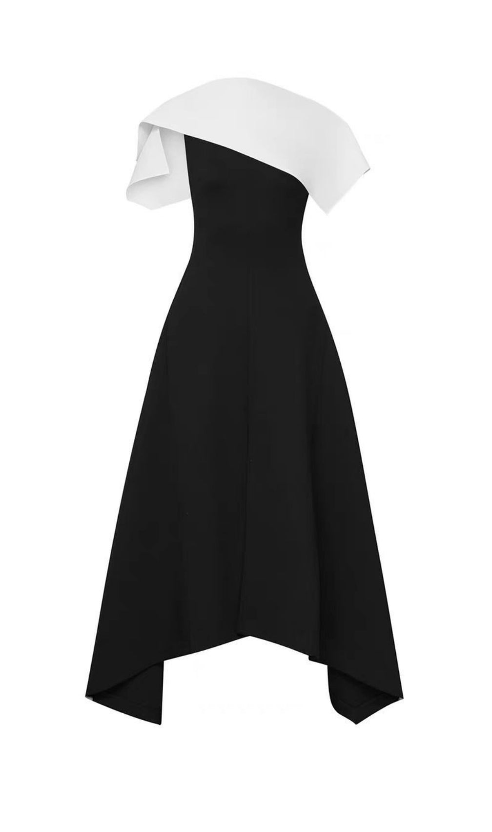 Black Jewel Neck Split Front Sleeveless Backless Midi Dress